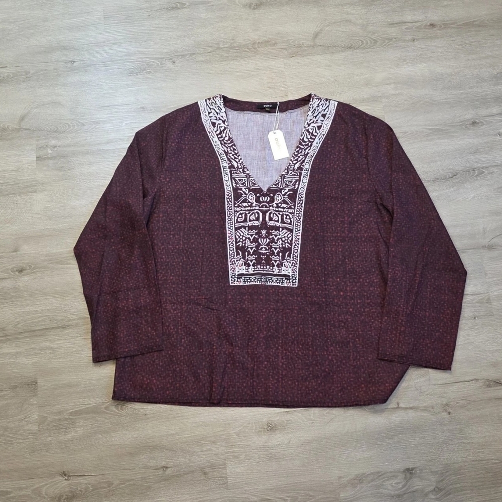 Men's Ouku Ethnic Pullover Long Sleeve 3XL